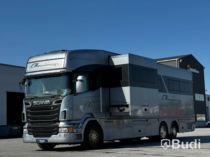 Racebuss Scania R360 6X2-4 -2013 | Garage | Tält