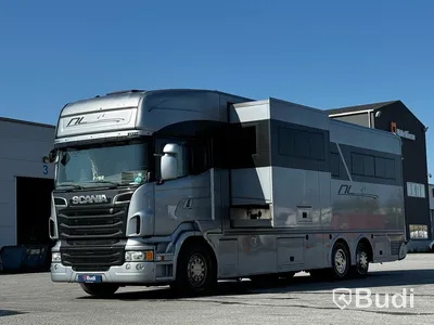 Racebuss Scania R360 6X2-4 -2013 | Garage | Tält