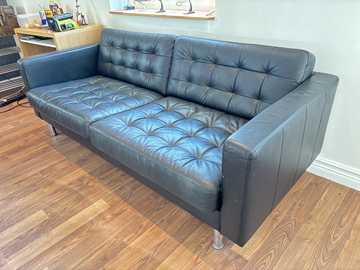 Soffa Ikea, svart