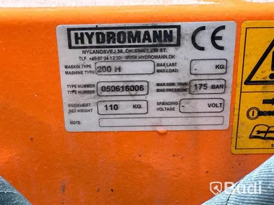 Sandspridare Hydromann 200h