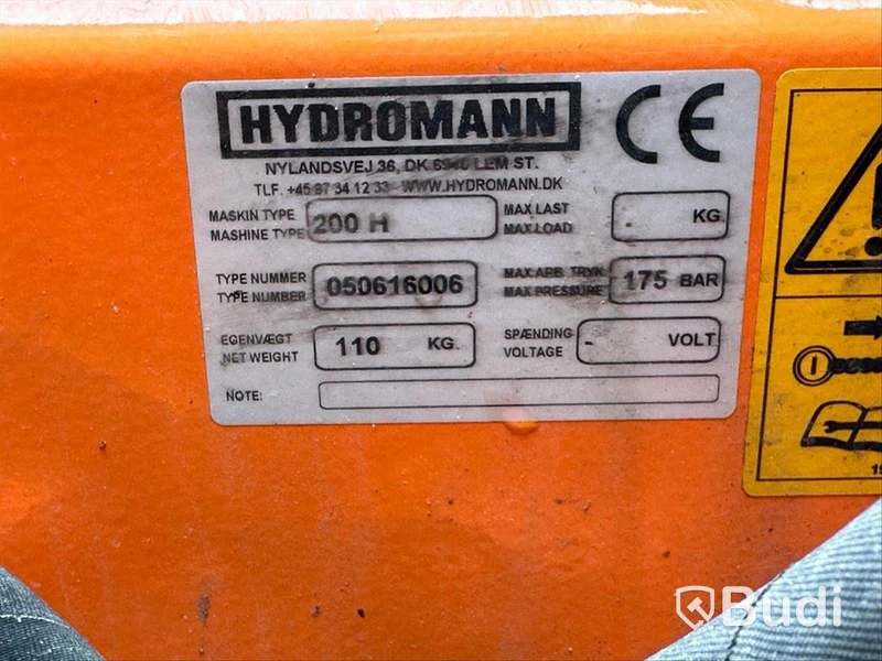 Sandspridare Hydromann 200h