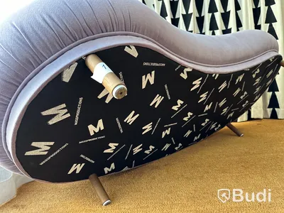 Ottoman, Legs: Dandy, Walnut Stained