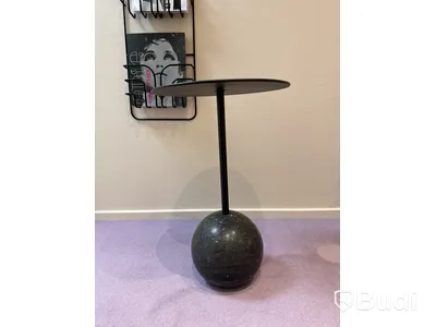 Table, Round Marble Base, Small High H: 55, Ø: 35 Founders & Friends
