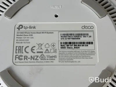 3 st Mesh-enheter TP-Link Deco X20