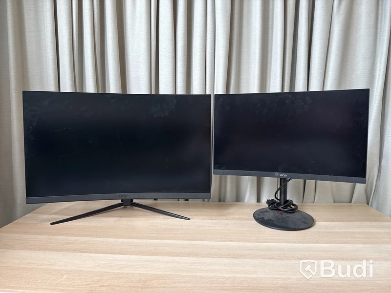 2 st bildskärmar MSI & Acer
