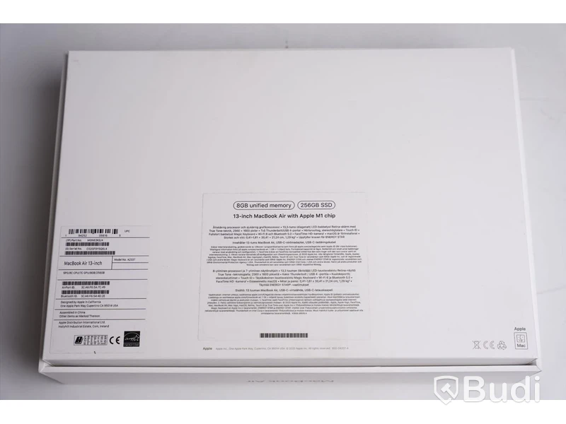 Macbook Air 13 tum 2019, 256GB SSD, Apple M1, 8GB RAM