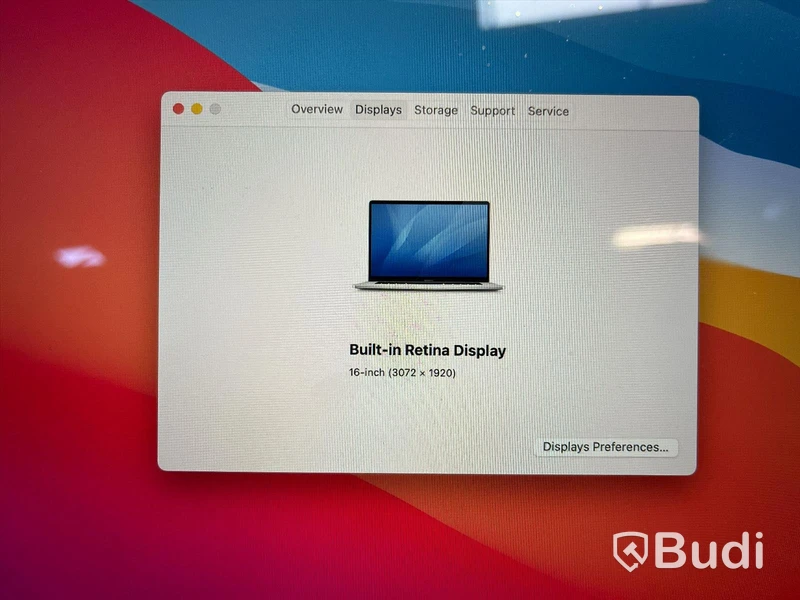 Macbook Pro 16 tum 2019, 1TB SSD, 8 core, 16GB RAM