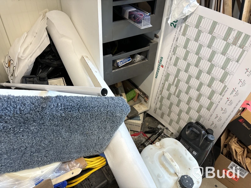 Byggmaterial & maskiner m.m. Stort parti!