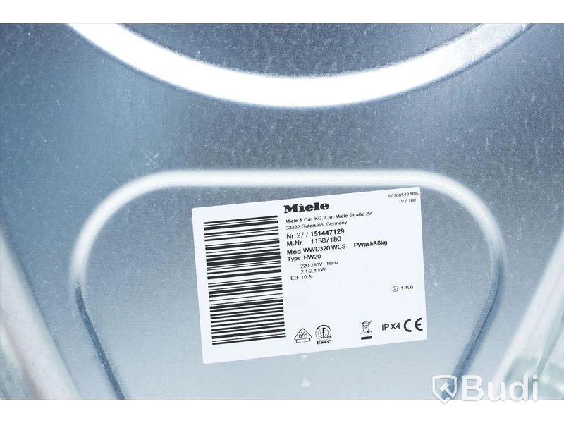 Tvättmaskin – Miele WWD320 wcs PWash&8kg