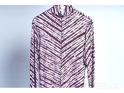 Turtleneck Tröja - Proenza Schouler , Diagonal Tie Dye Jersey Turtleneck - storlek XL (nypris 4100 kr)