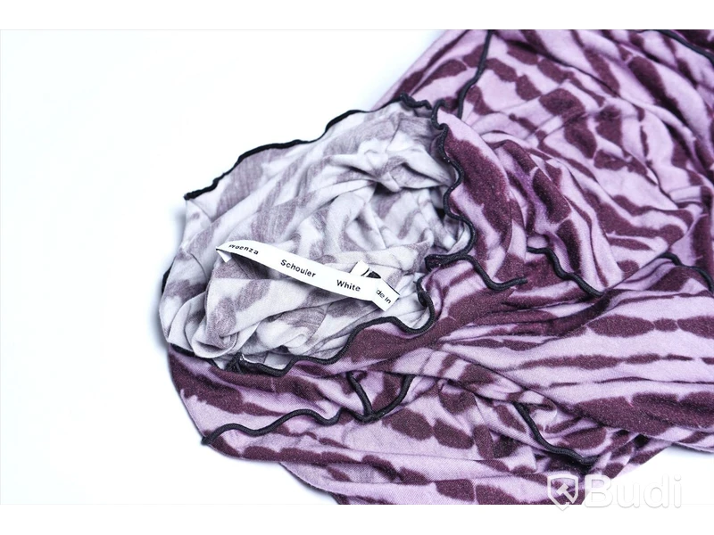 Turtleneck Tröja - Proenza Schouler , Diagonal Tie Dye Jersey Turtleneck - storlek XL (nypris 4100 kr)