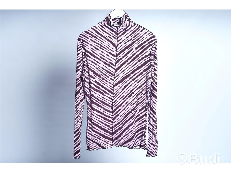 Turtleneck Tröja - Proenza Schouler , Diagonal Tie Dye Jersey Turtleneck - storlek M (nypris 4100 kr)