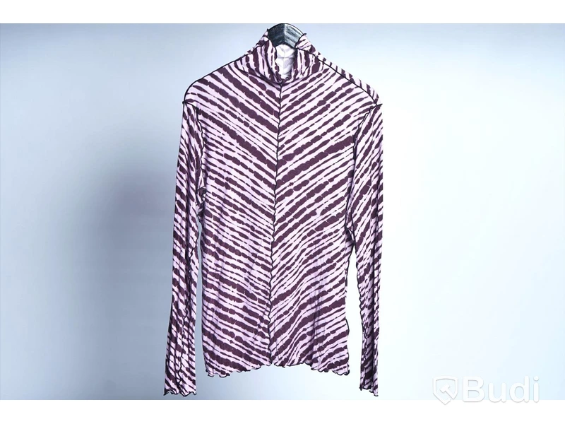 Turtleneck Tröja - Proenza Schouler , Diagonal Tie Dye Jersey Turtleneck - storlek M (nypris 4100 kr)