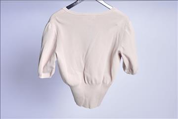 Stickad Kofta - Gestuz Mattheagz SS Rib Cardigan Beige - Strl XS (Nypris ca 1500 kr)