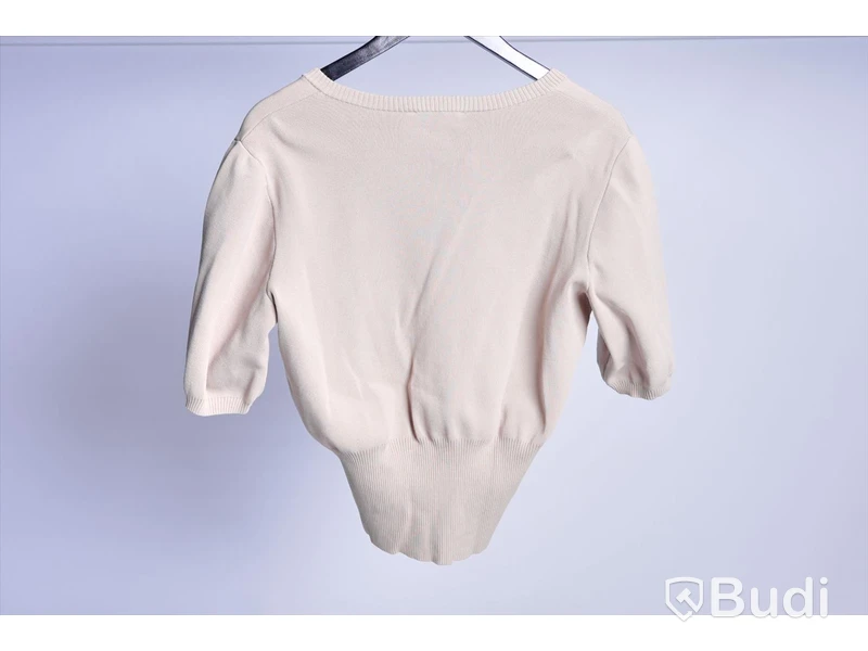 Stickad Kofta - Gestuz Mattheagz SS Rib Cardigan Beige - Strl XS (Nypris ca 1500 kr)