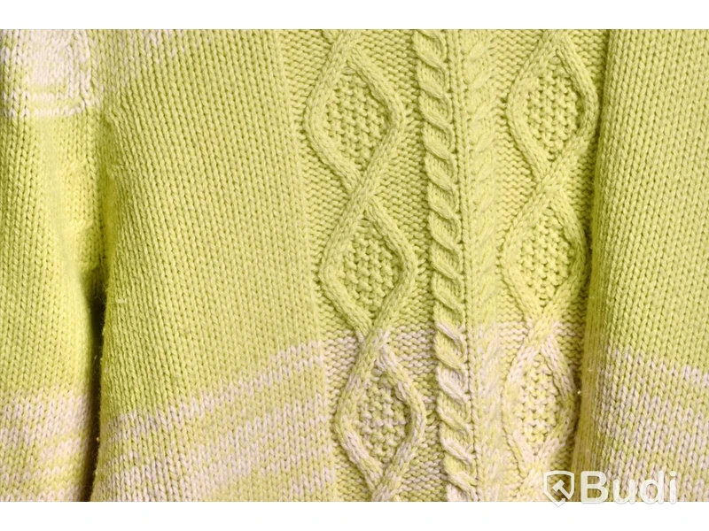 Stickad Tröja - Baum und Pferdgarten Caraway Sweater Sulpher Stripe - Strl M (Nypris ca 950kr)