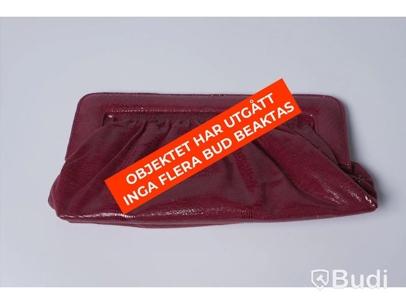 Väska - Gestuz, Veldagz Midi Snake Clutch Red
