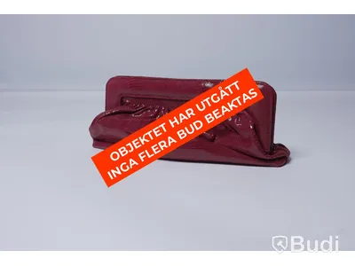 Väska - Gestuz, Veldagz Midi Snake Clutch Red