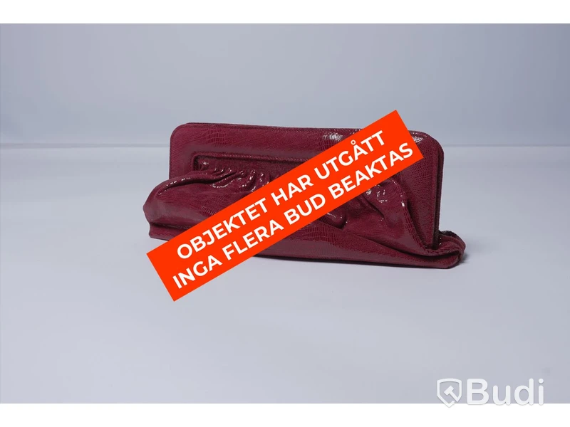 Väska - Gestuz, Veldagz Midi Snake Clutch Red