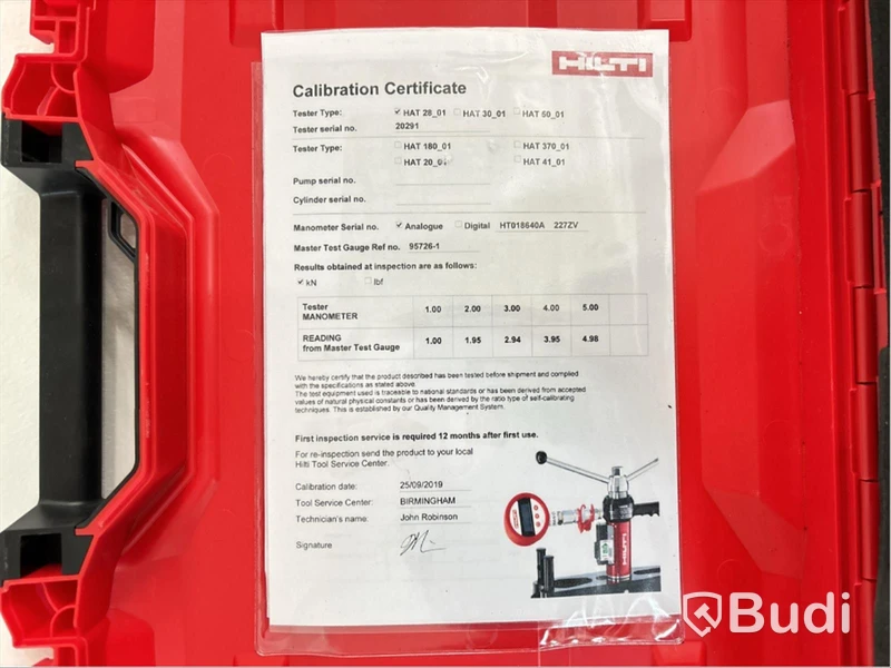 Provdragare Hilti HAT 28 M Kit