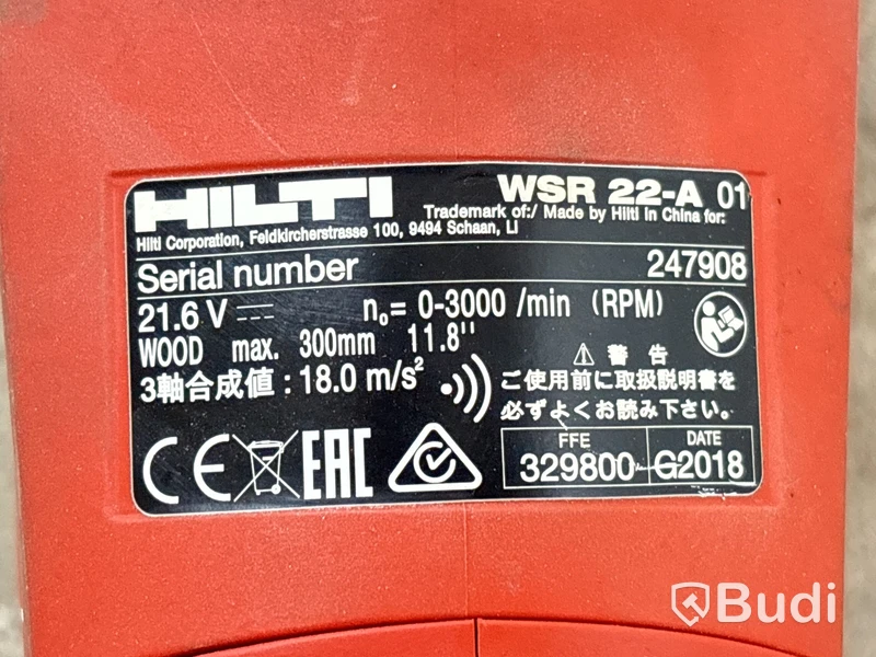 Parti batterimaskiner Hilti