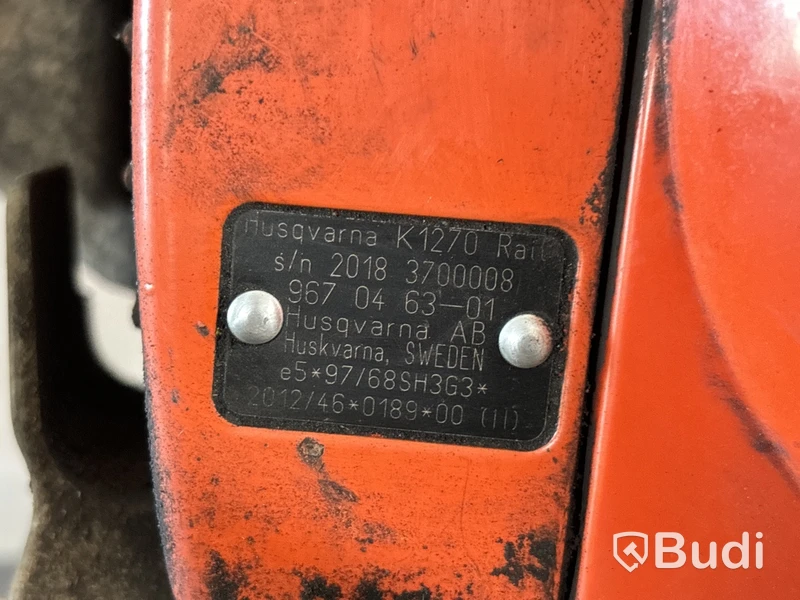 Rälskap Husqvarna K1270 Rail - 2018