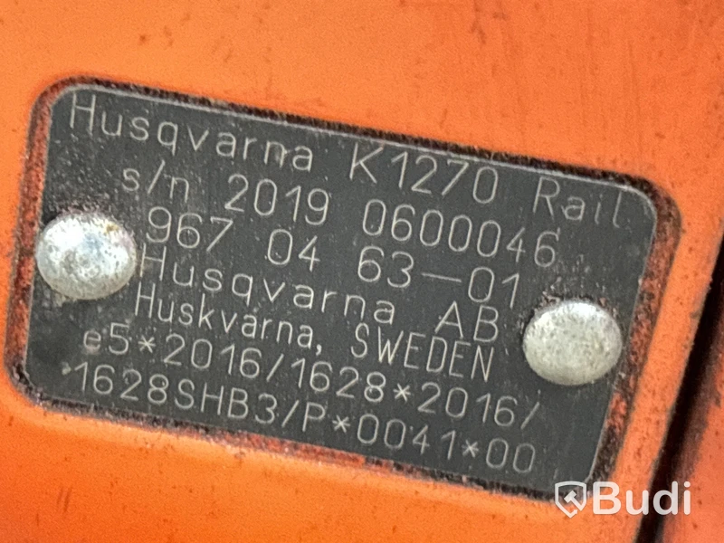 Rälskap Husqvarna K1270 Rail med kapfixtur RA10 - 2019
