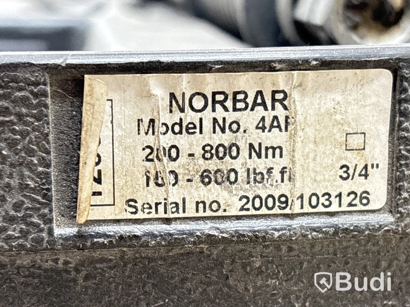 Vikmomentnyckel Norbar 4 AR (200-800 Nm 3/4”) med krafthylsor