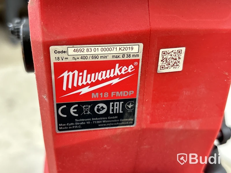 Batteridriven rälsborrmaskin Milwaukee M18 FMDP