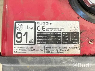 Elverk Honda EU 30is - 2021