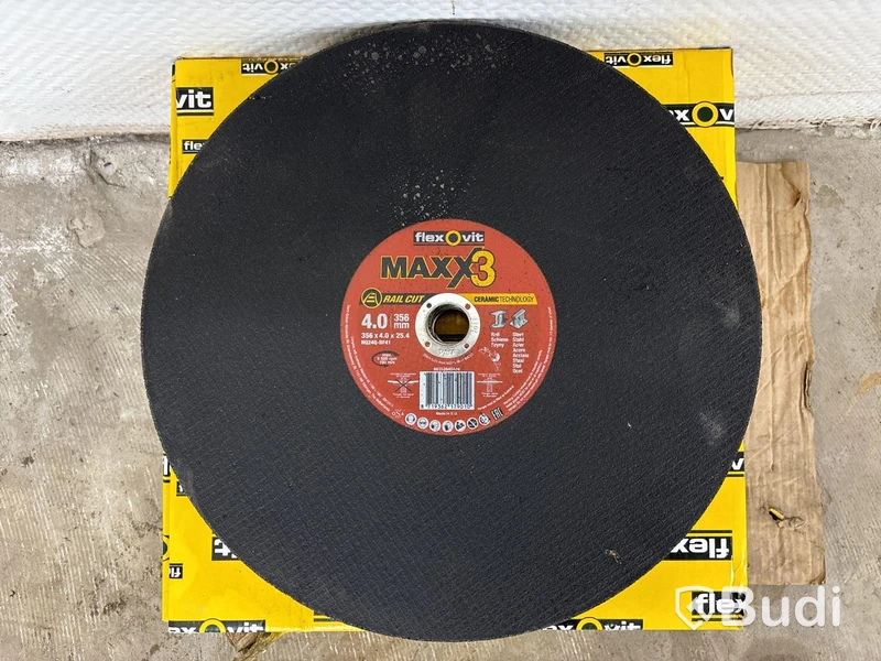 Nya kapskivor Flexovit Maxx 3 | 356x4.0x25,4 mm - 40 st