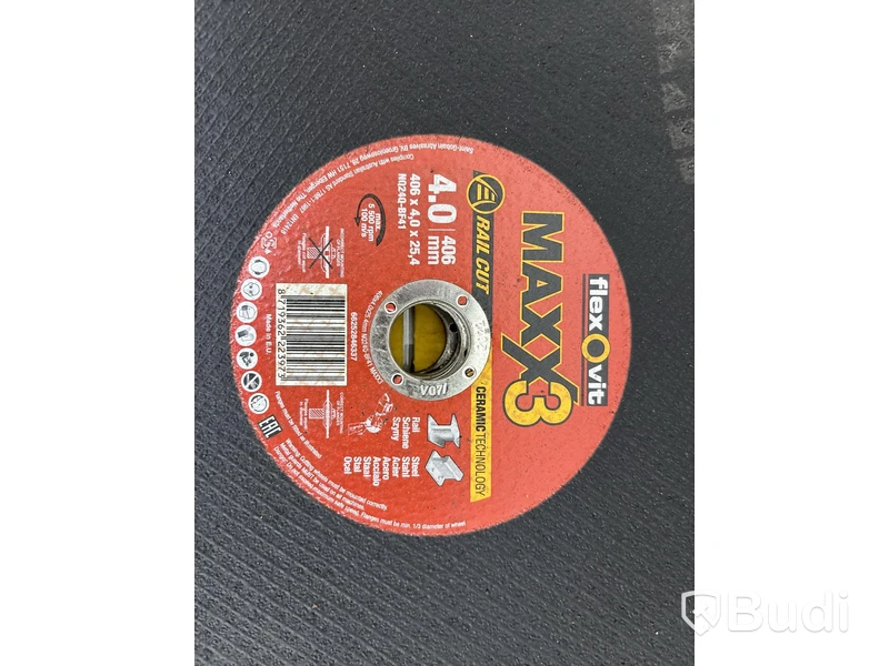 Nya kapskivor Flexovit Maxx 3 | 406x4.0x25,4 mm - 37 st
