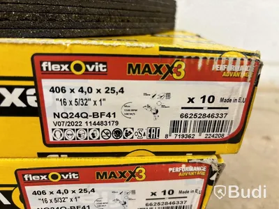 Nya kapskivor Flexovit Maxx 3 | 406x4.0x25,4 mm - 37 st