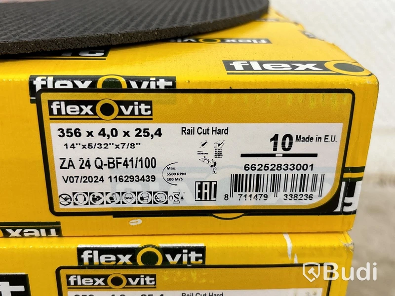 Nya kapskivor Flexovit Maxx 3 | 356x4.0x25,4 mm - 40 st