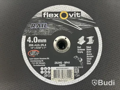 Nya kapskivor Flexovit Rail | 356x4.0x25,4 mm - 56 st