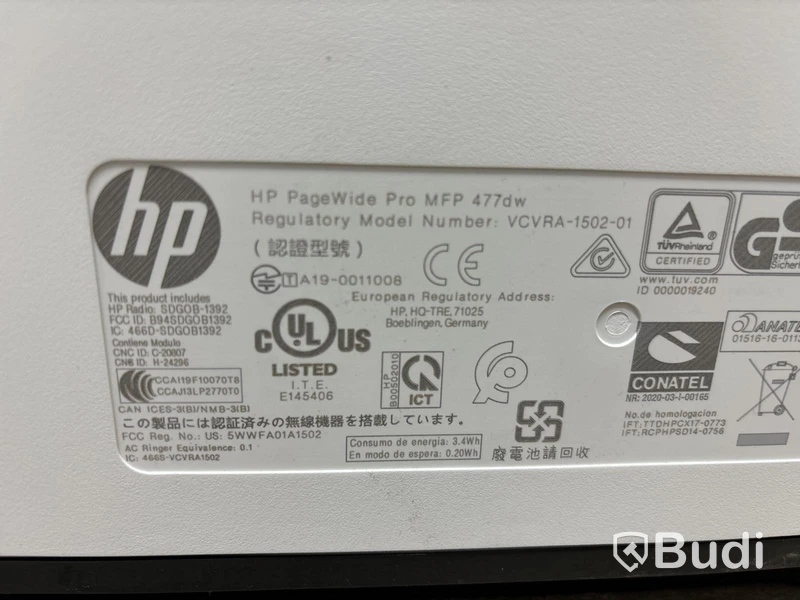 Multifunktionsskrivare HP PageWide Pro MFP 477dw