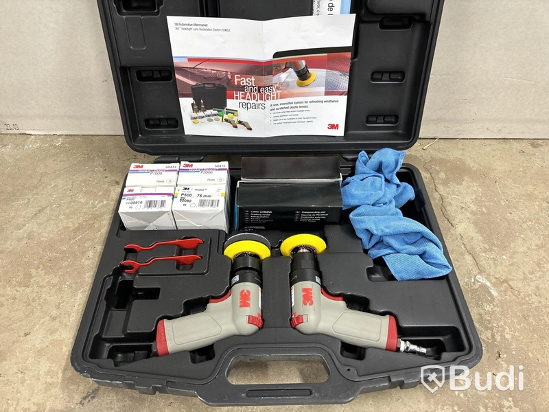 Pneumatiska polermaskiner 3M Kit