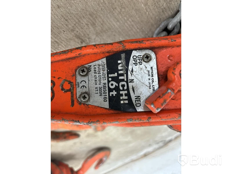 Spaklyftsblock Nitchi & Svero 1,6 ton - 2 st