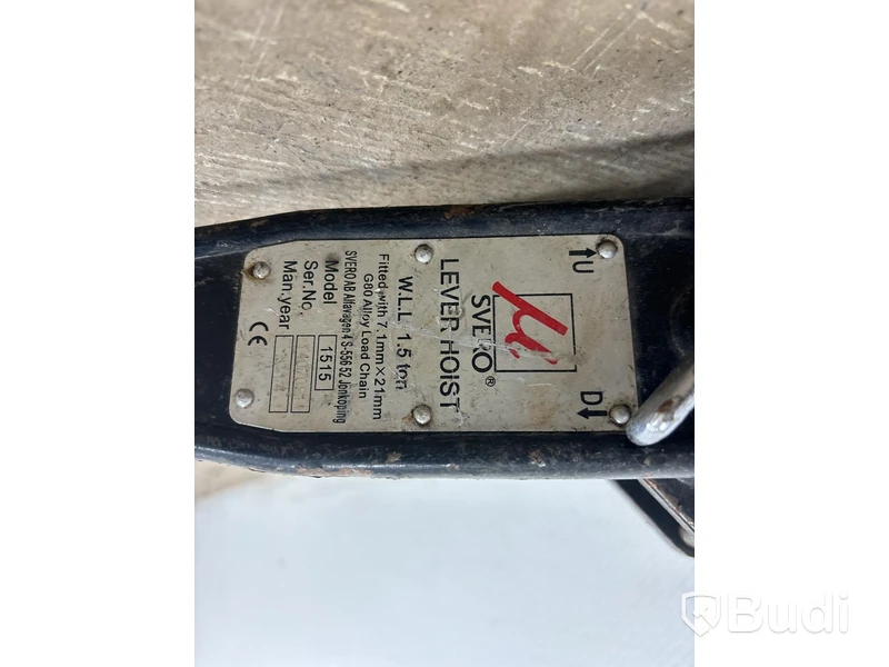 Spaklyftsblock Svero 1,5 ton - 2 st