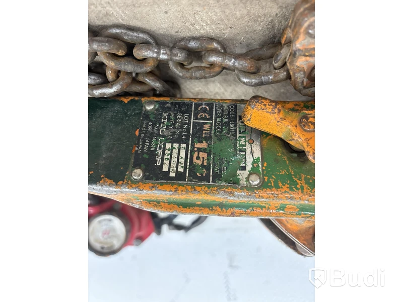 Spaklyftsblock 1,5 ton - 3 st
