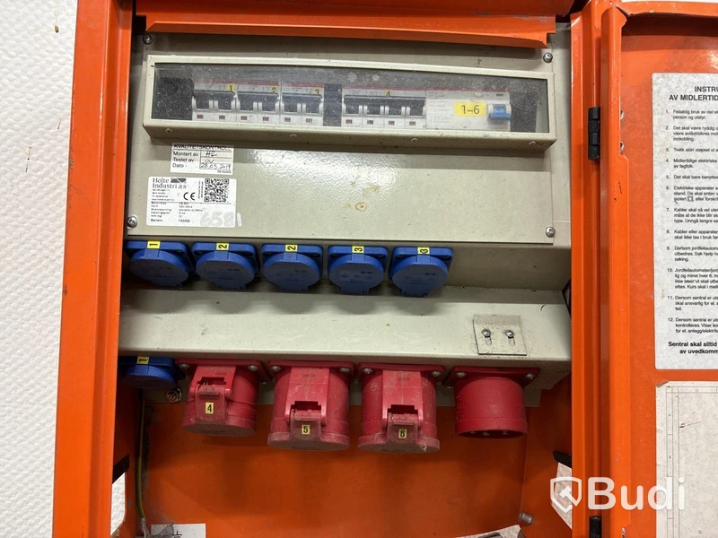Byggcentral US 32A & 3-faskablage