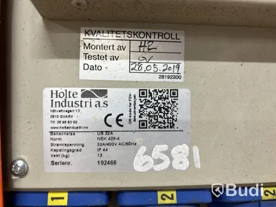 Byggcentral US 32A & 3-faskablage