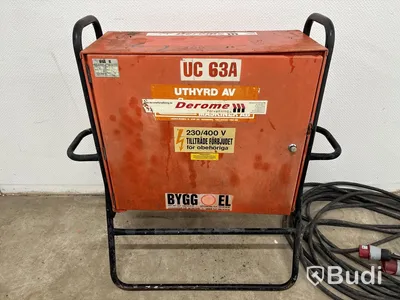 Byggcentral UC 63A & 3-faskablage