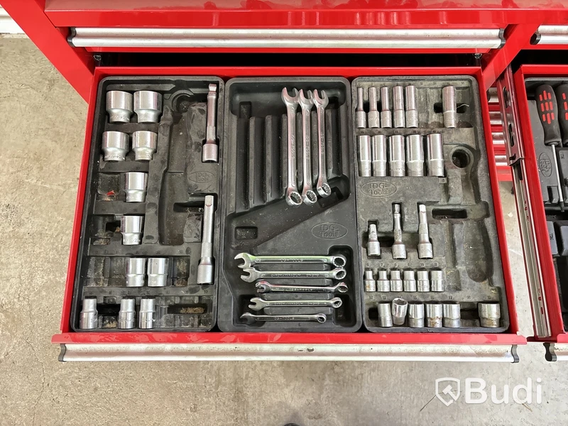 Verktygsvagn IDG Tools inkl verktyg