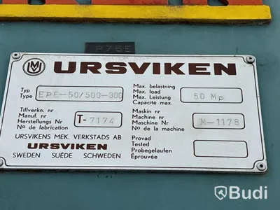 Hydraulisk press Ursviken EPE-50/500-300