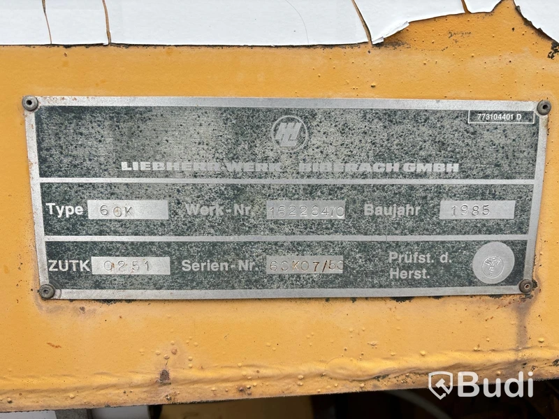 Tornkran Liebherr 60K