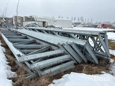 Galvad stomme till tälthall