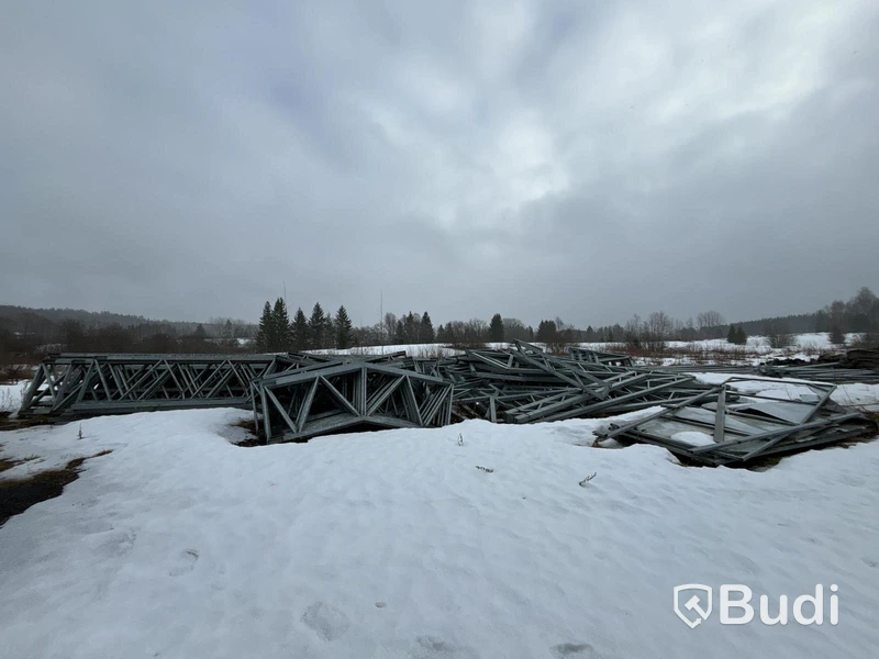 Galvad stomme till tälthall
