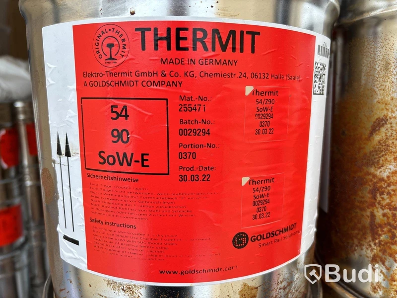 Parti deglar för termitsvetsning Elektro Thermit