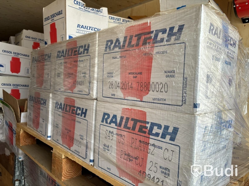 Parti deglar & pasta för termitsvetsning Railtech